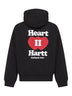 Black Hooded Heart II Hartt zip-up hoodie