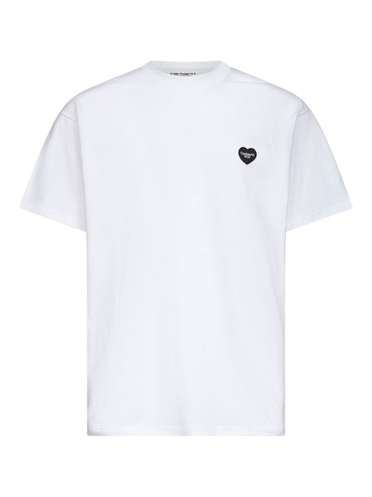 White jersey S/S Heart II Hartt T-shirt