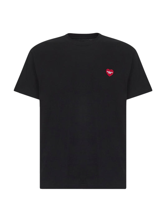 Black jersey S/S Heart II Hartt T-shirt