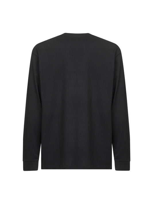 Black L/S Pocket Heart T-Shirt