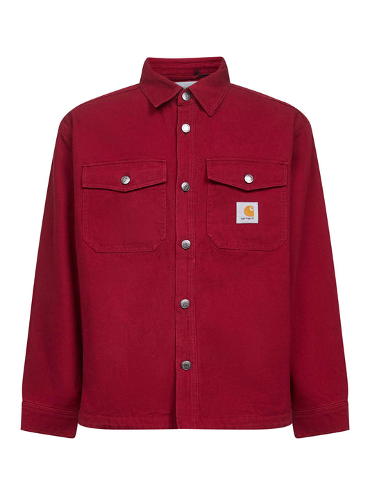 Red Selby Shirt Jac shirt jacket