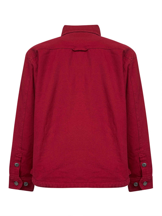 Red Selby Shirt Jac shirt jacket