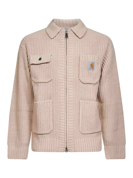 Giubbino Chore Knit Jacket beige