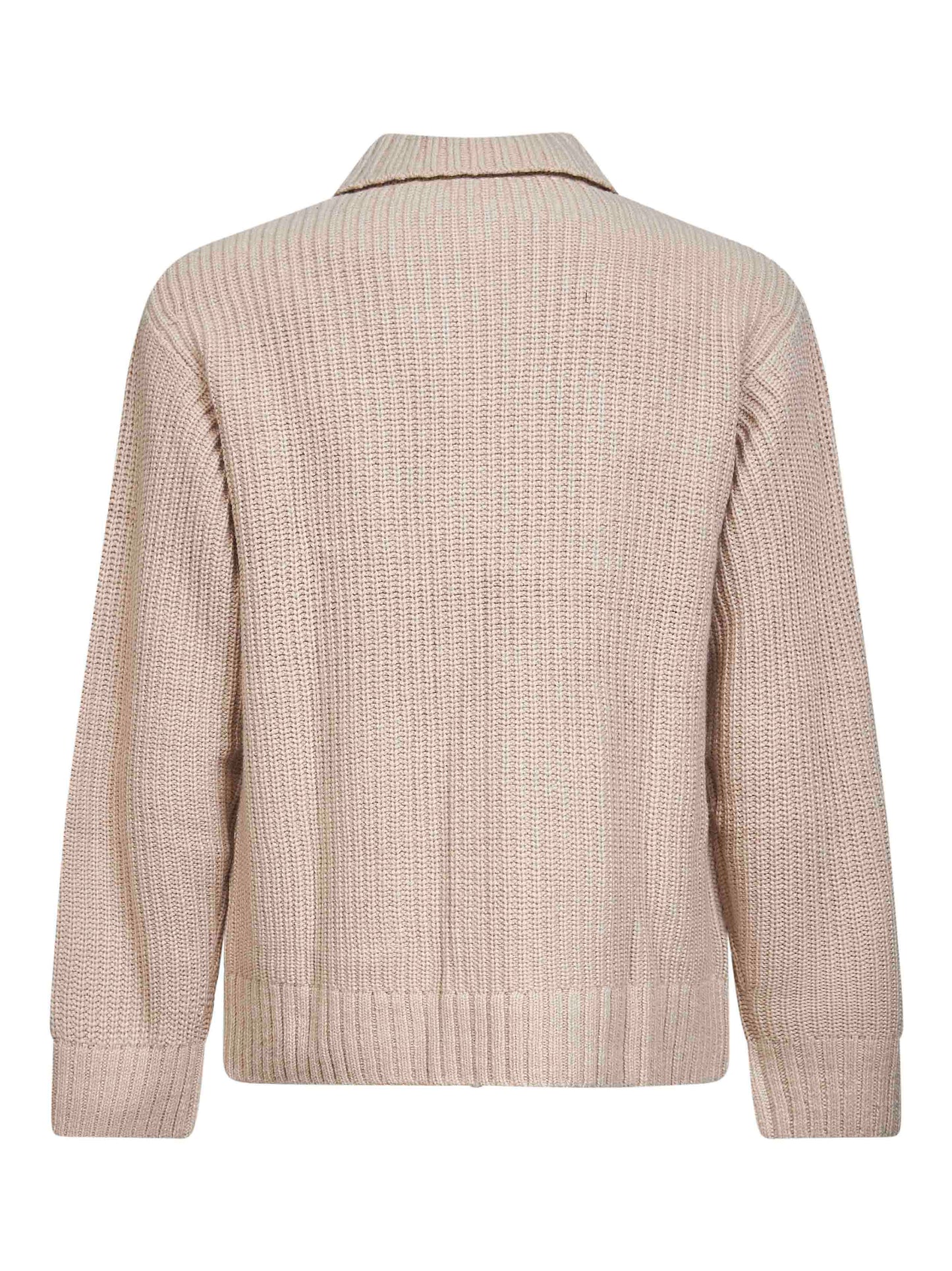 Beige Chore Knit Jacket