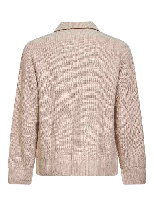 Giubbino Chore Knit Jacket beige