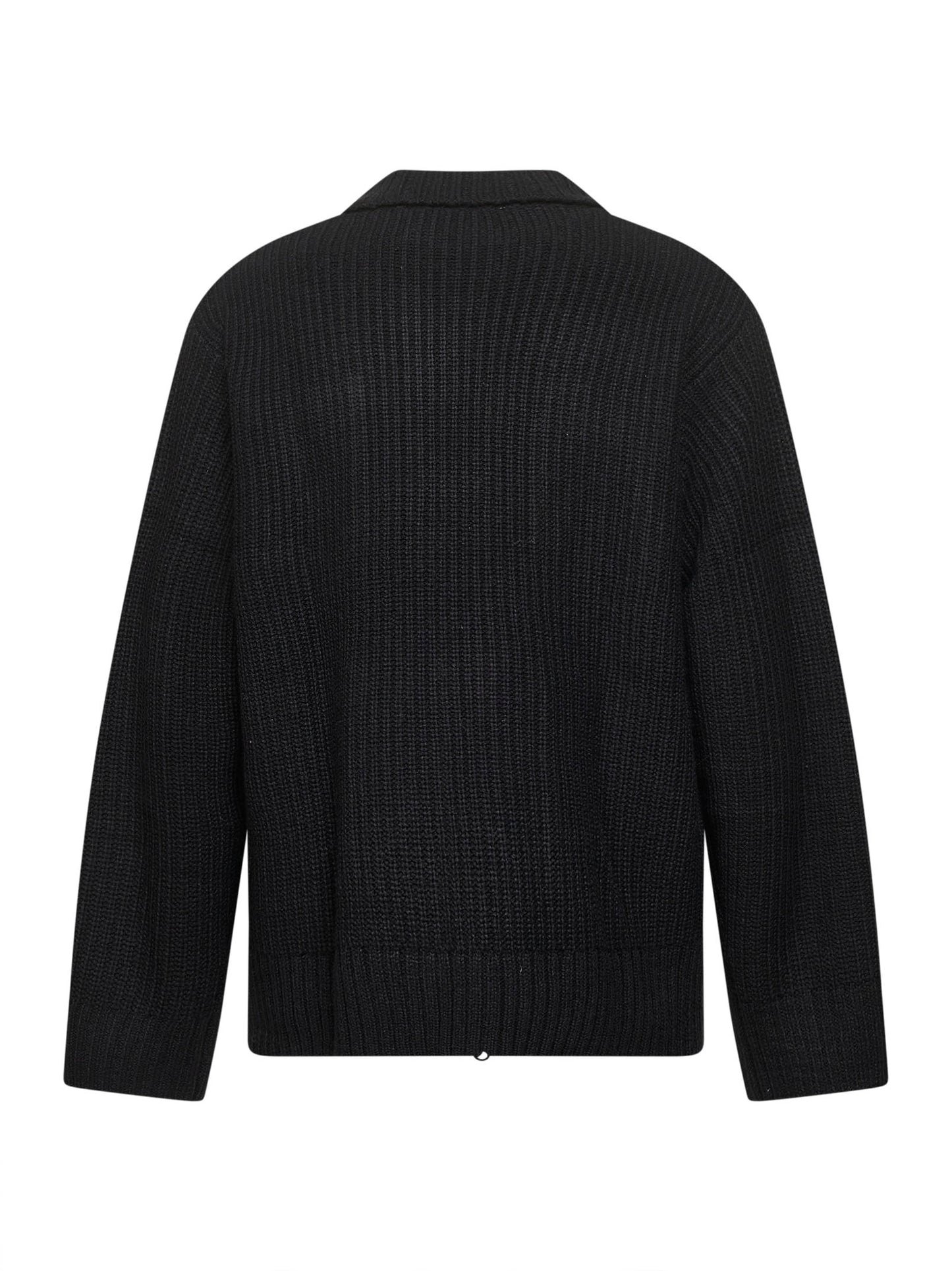 Black Chore Knit Jacket