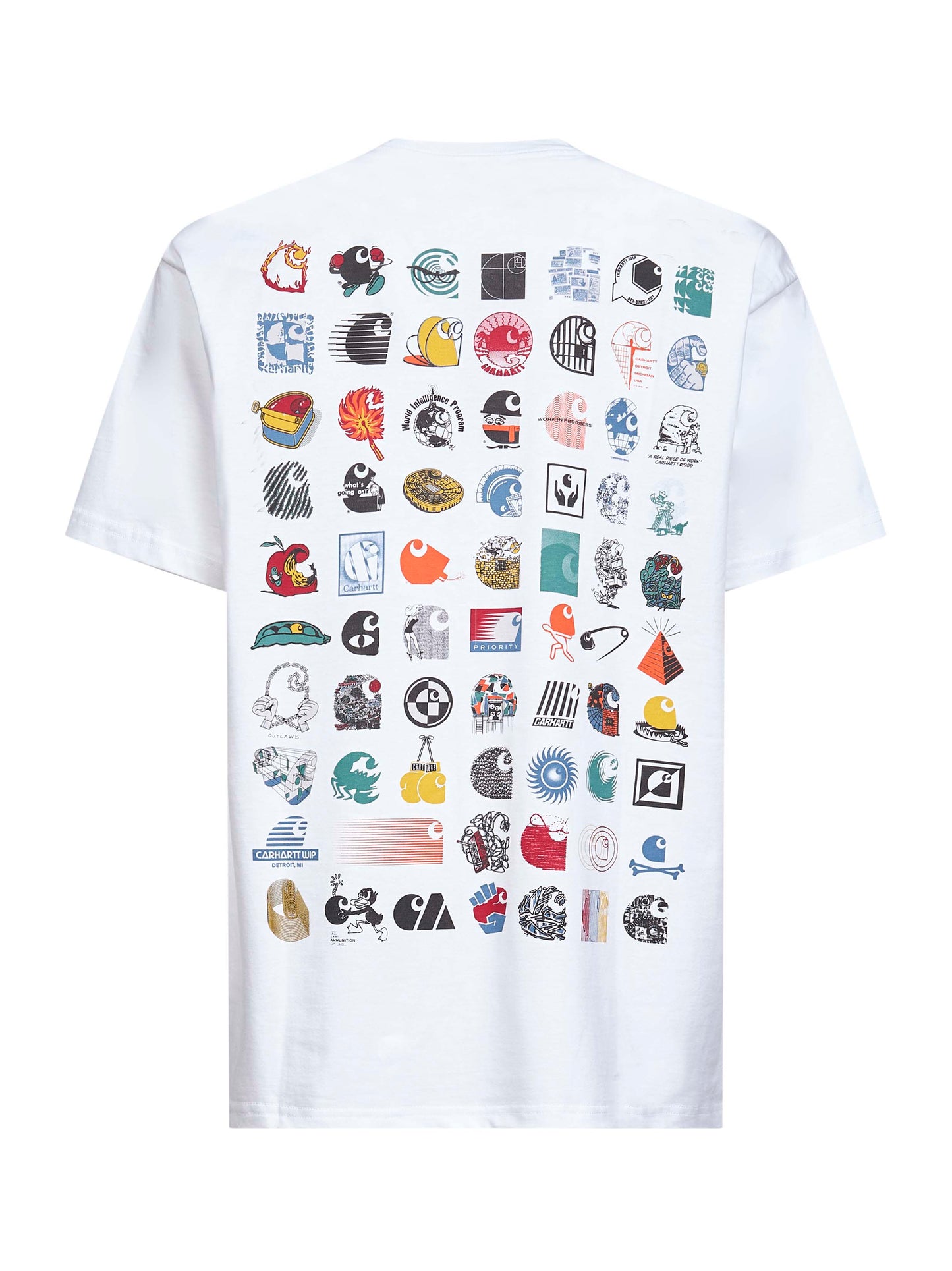 T-shirt S/S C Logo Archive T-Shirt bianca<BR/>