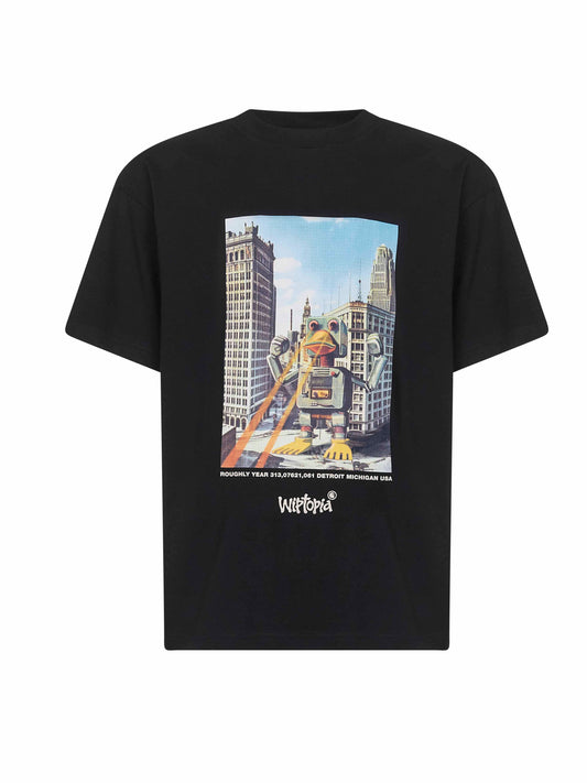 T-shirt S/S Wiptopia nera