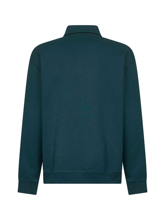 Green Polo Sweatshirt polo shirt