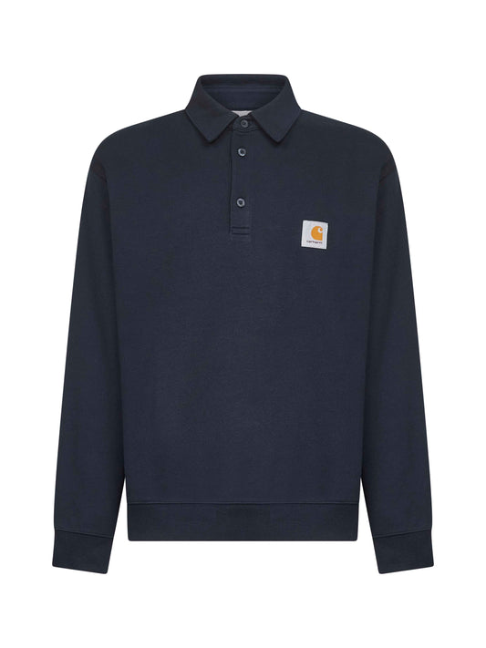 Blue Polo Sweatshirt polo shirt