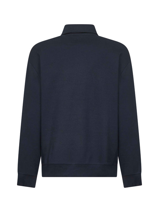 Blue Polo Sweatshirt polo shirt