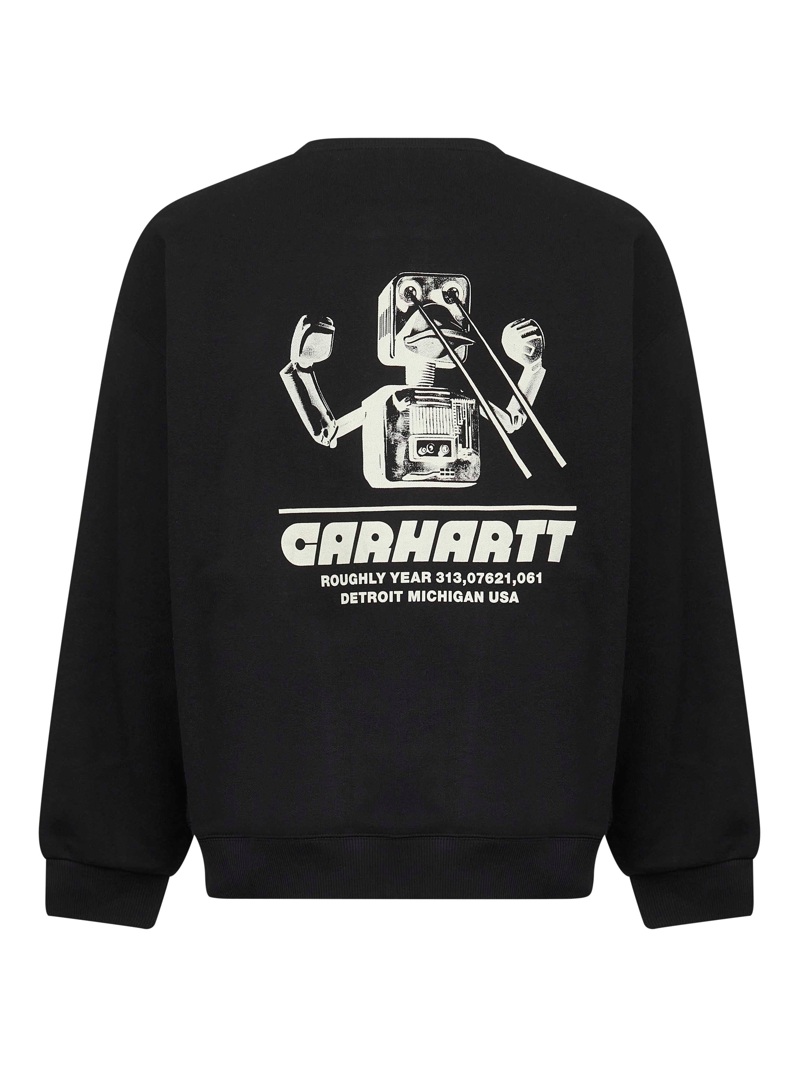 Black heavyweight jersey Wiptopia sweatshirt – Daniello.com