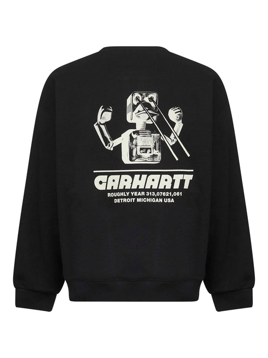 Black heavyweight jersey Wiptopia sweatshirt