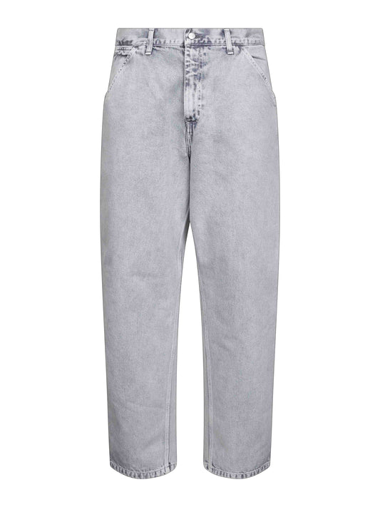 Jeans Single Knee in denim grigio