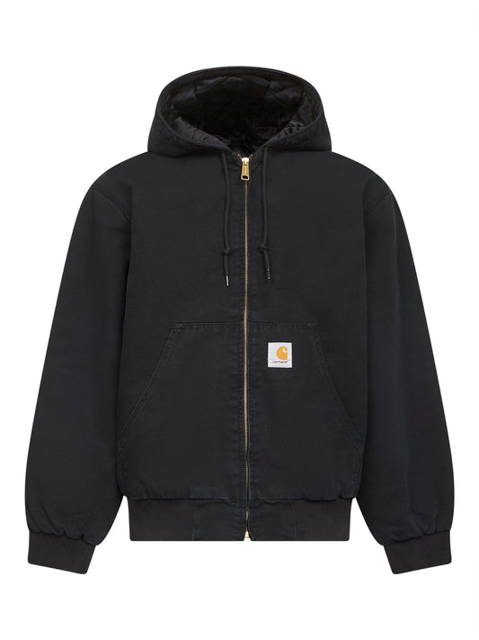 Black OG Active Jacket hooded jacket