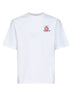 White Dragonfly Floral oversized T-shirt