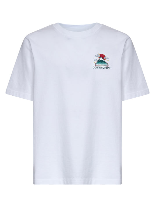 White Montagne Ondulee T-shirt