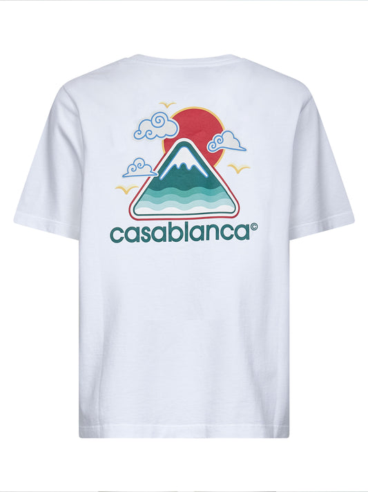 White Montagne Ondulee T-shirt