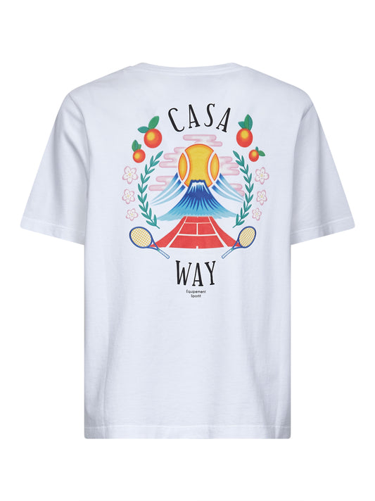 White Casa Way Mountain T-shirt