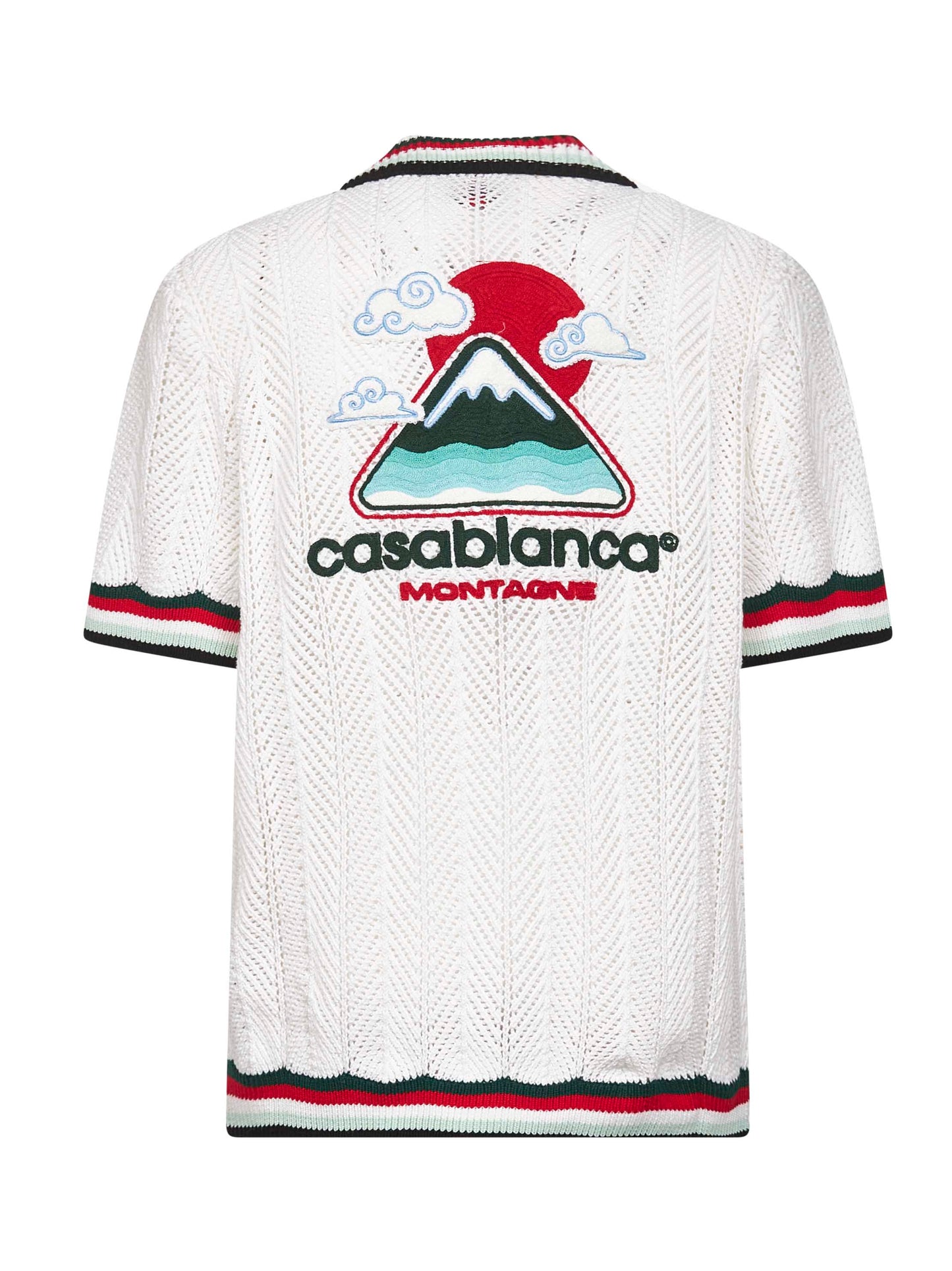 White crochet Montagne Ondulee shirt