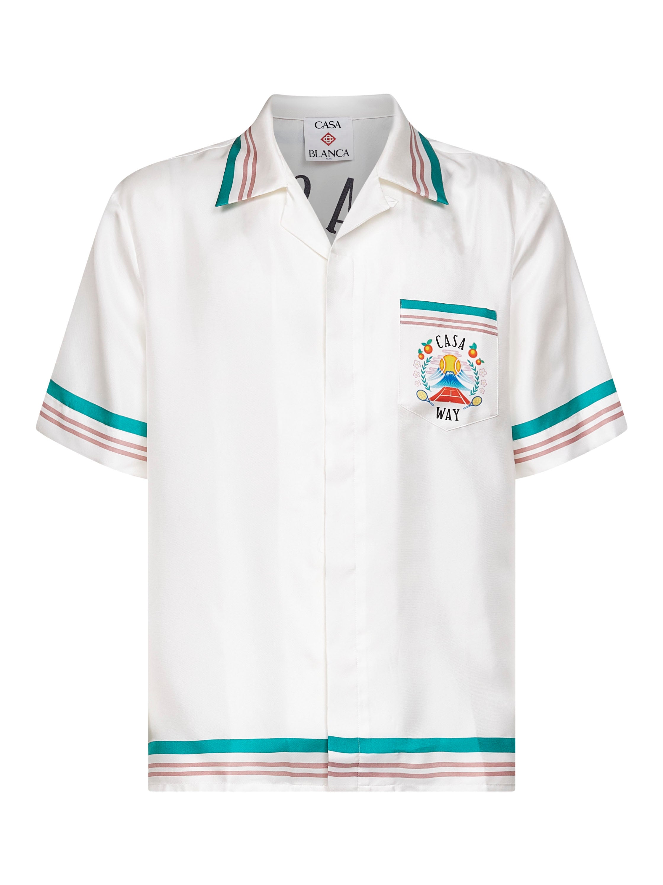 White silk twill Casa Way shirt – Daniello.com White silk twill Casa Way shirt – Daniello.com