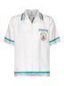 White silk twill Casa Way shirt