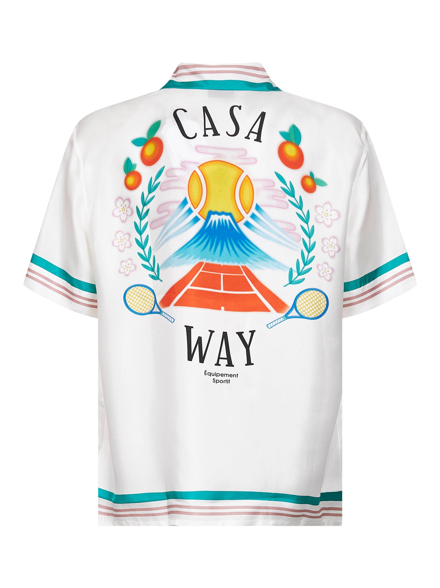 White silk twill Casa Way shirt