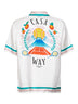 White silk twill Casa Way shirt