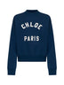 Crewneck Sweatshirt with Logo Lettering Print