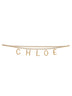 Gold Chloé Letters jewelry belt<BR/>