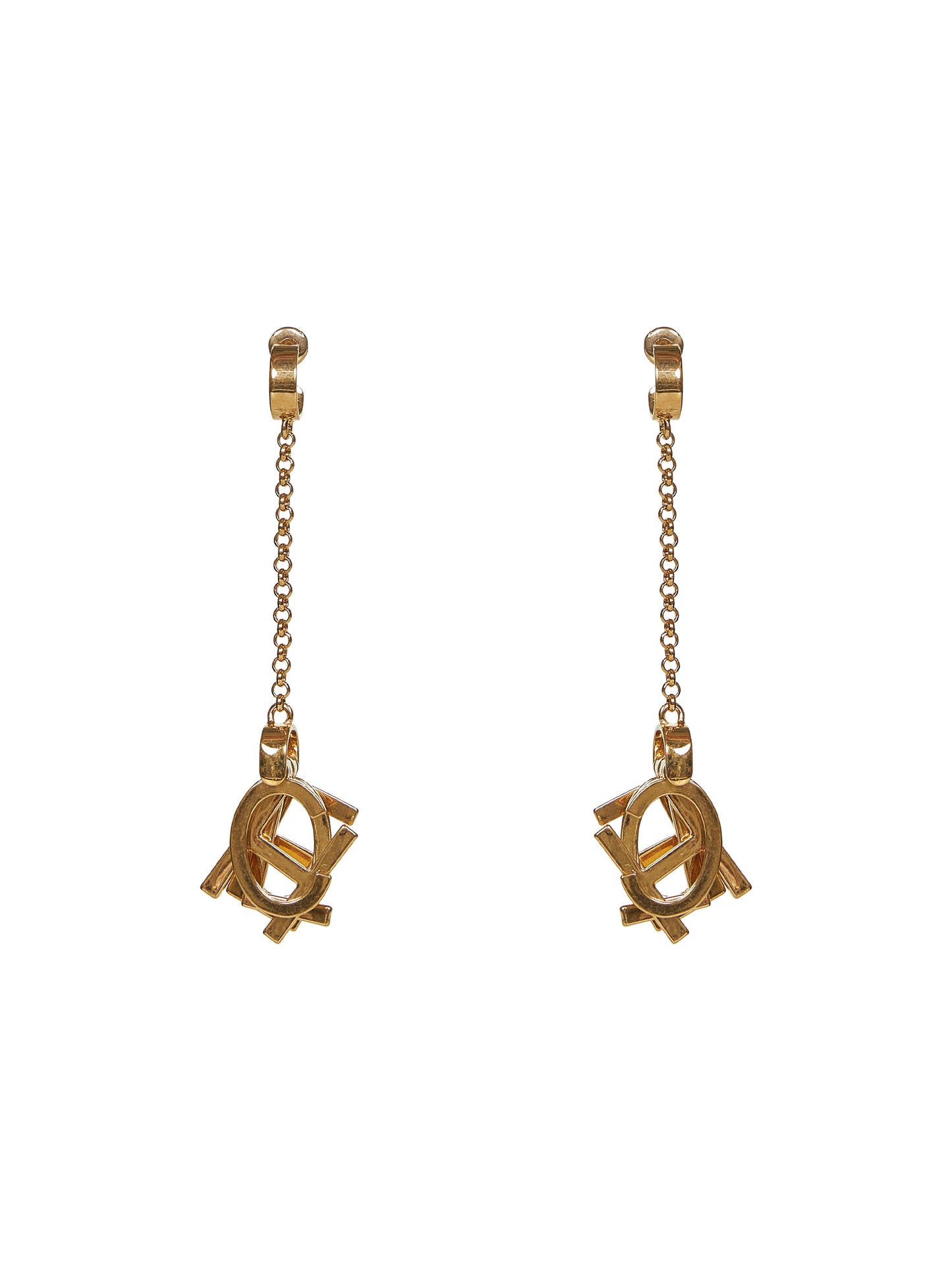 Orecchini pendenti Chloé Letters oro