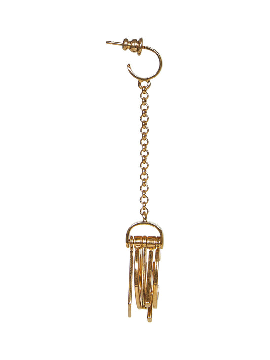 Orecchini pendenti Chloé Letters oro