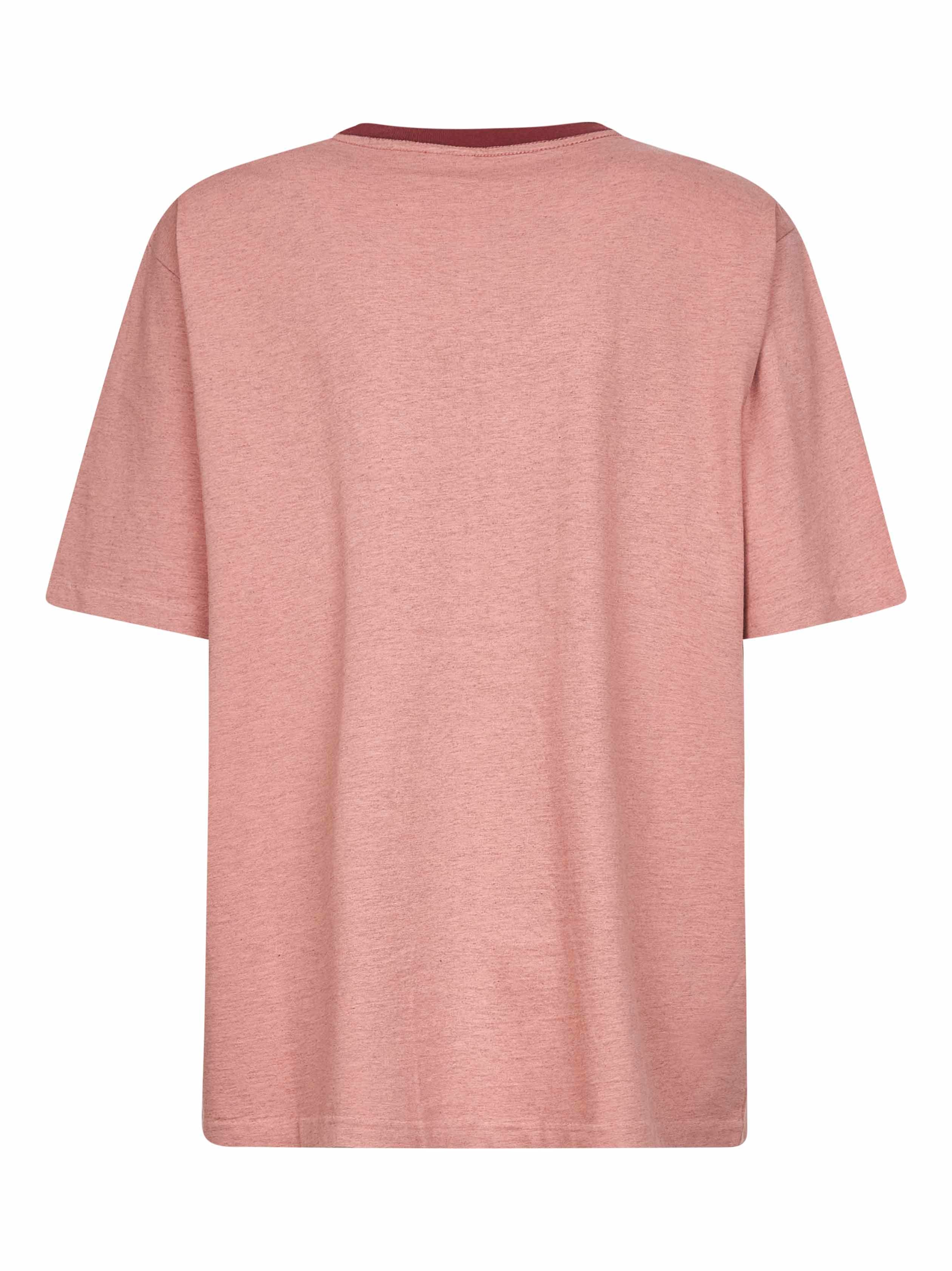Pink cotton oversized logo T-Shirt – Daniello.com