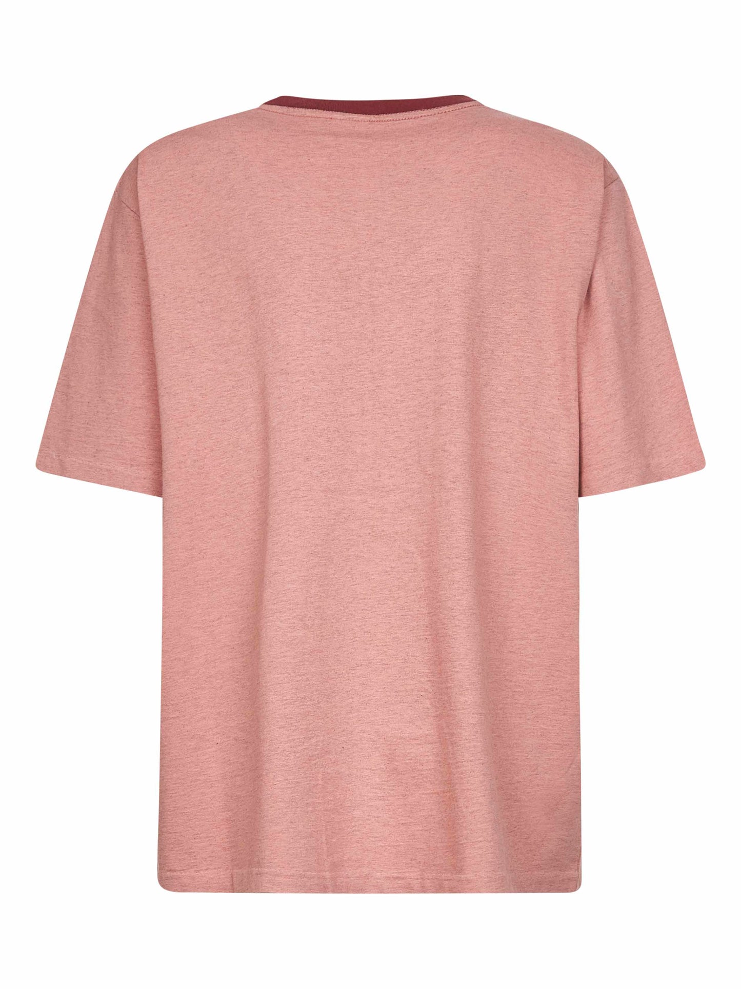 Pink cotton oversized logo T-Shirt