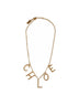 Gold Chloé Letters necklace