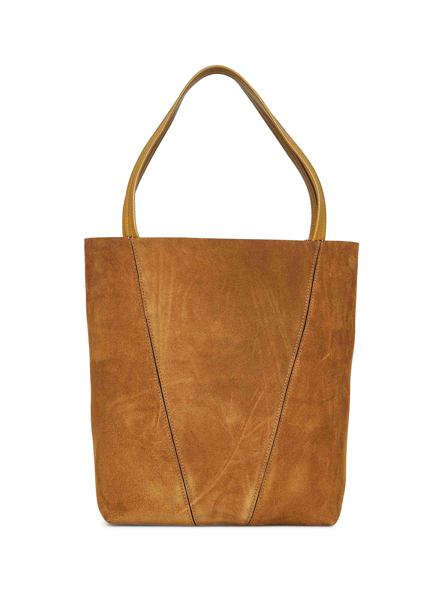 Gold khaki Chloé Spin tote bag