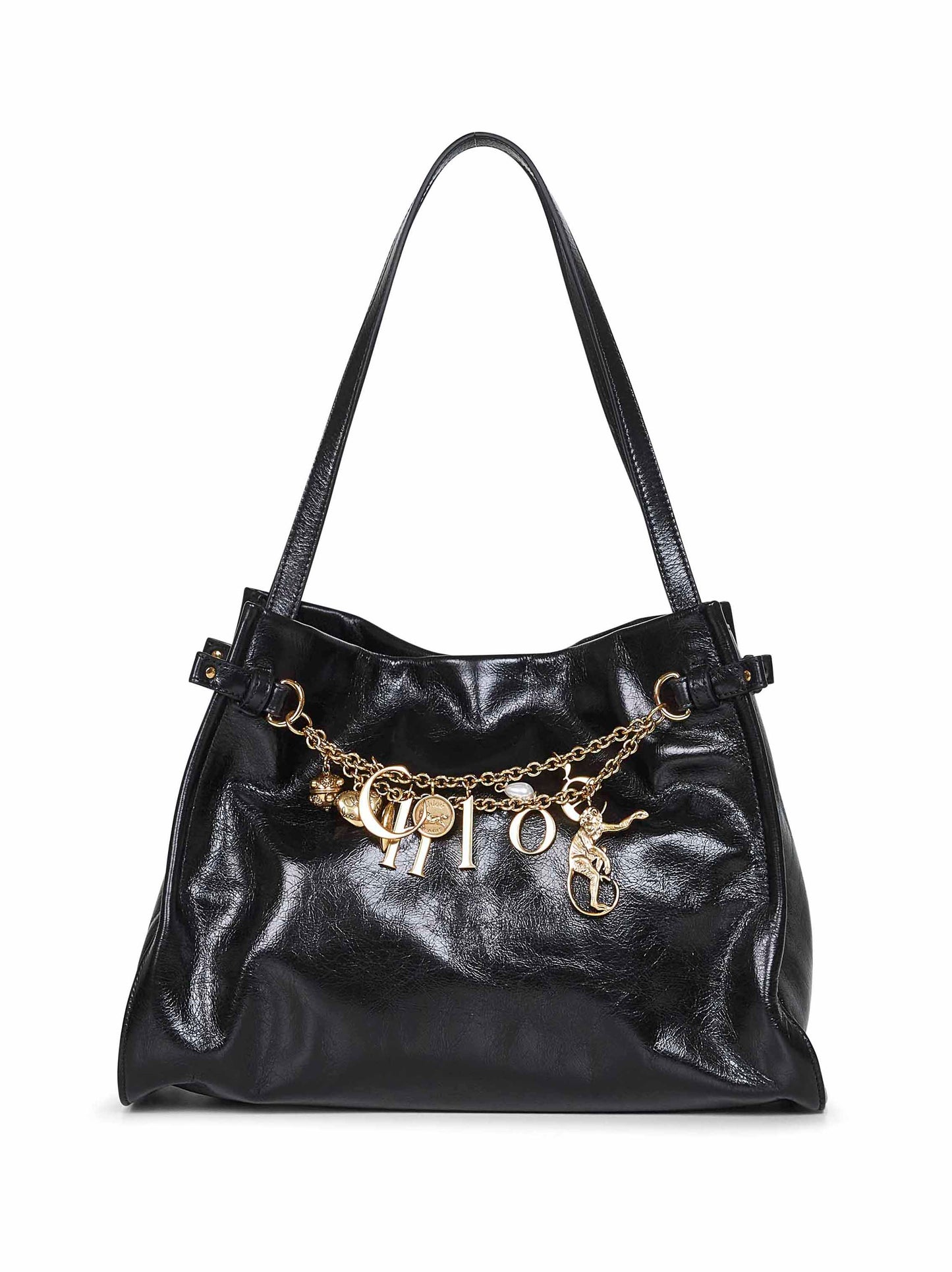 Black Chloé Charms hobo bag