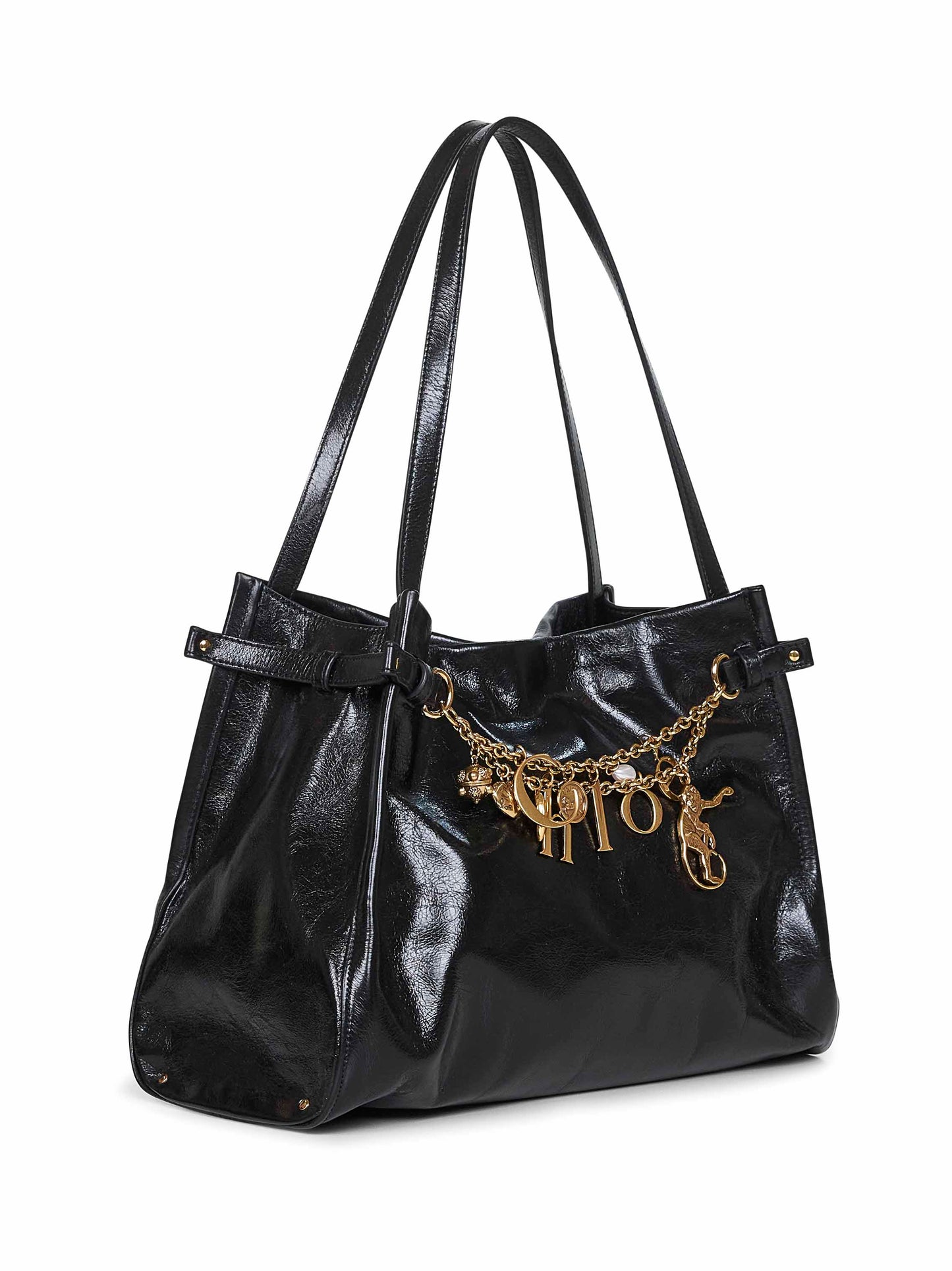 Black Chloé Charms hobo bag