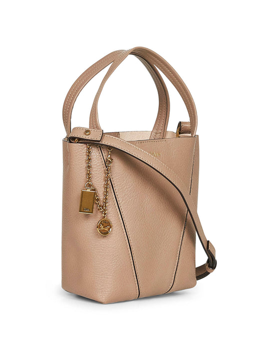 Beige Chloé Spin small tote bag