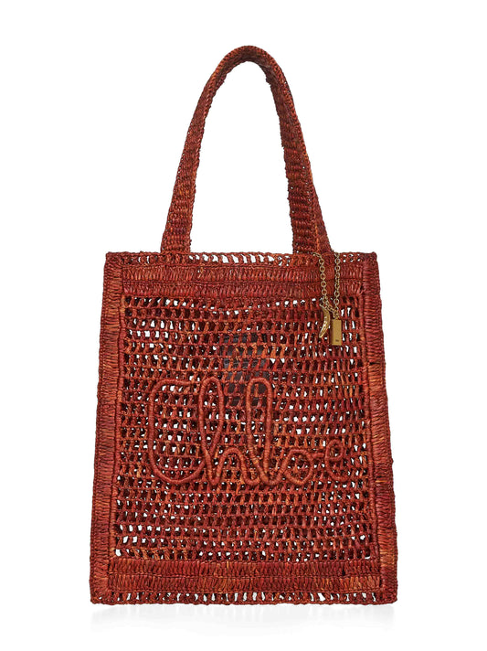 Brown Summer Banana tote bag