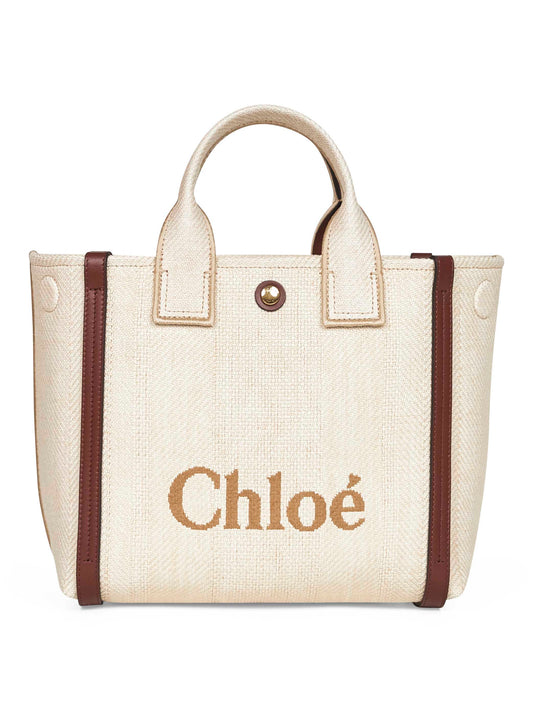 Beige Chloé Carry small tote bag