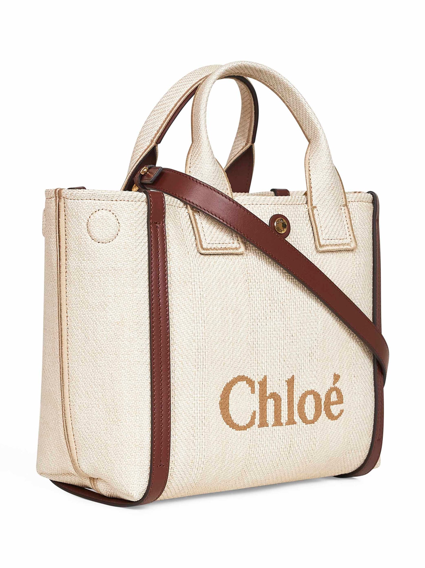 Beige Chloé Carry small tote bag