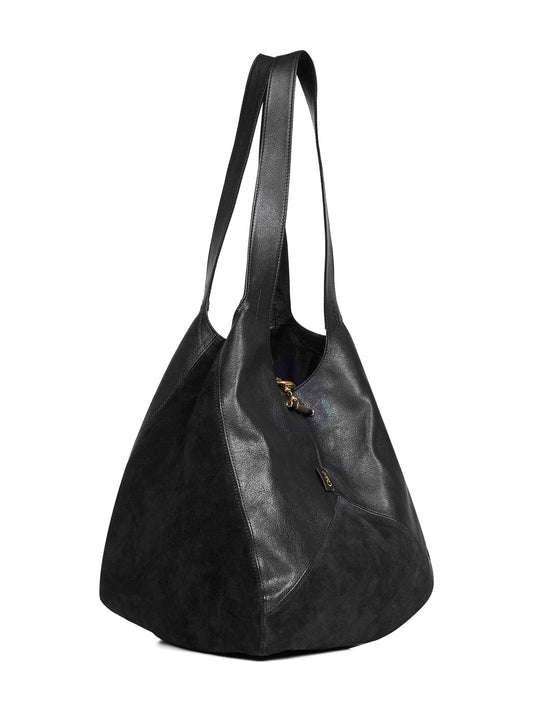 Borsa a spalla Chloé Balloon nera