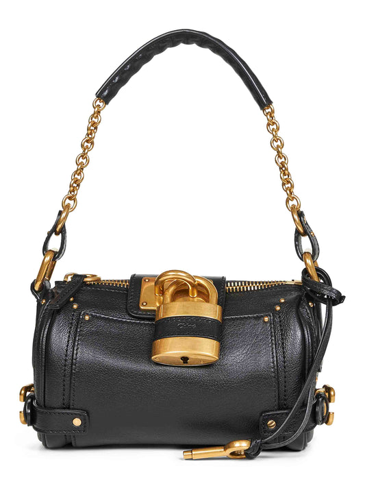 Borsa con catena Paddington piccola nera