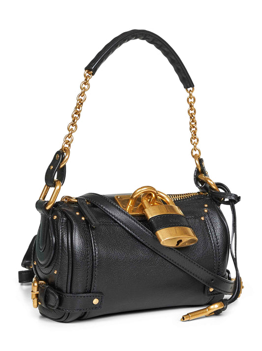 Borsa con catena Paddington piccola nera