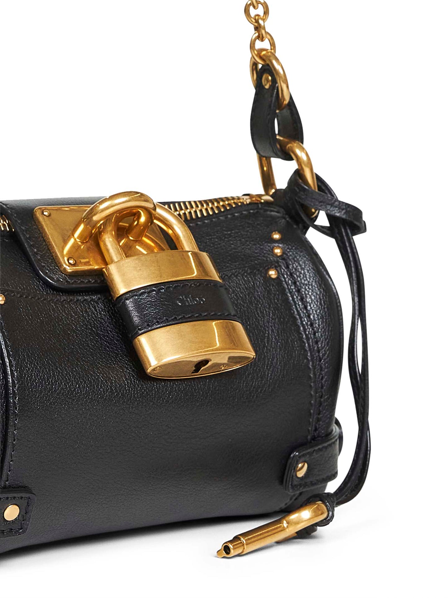 Borsa con catena Paddington piccola nera