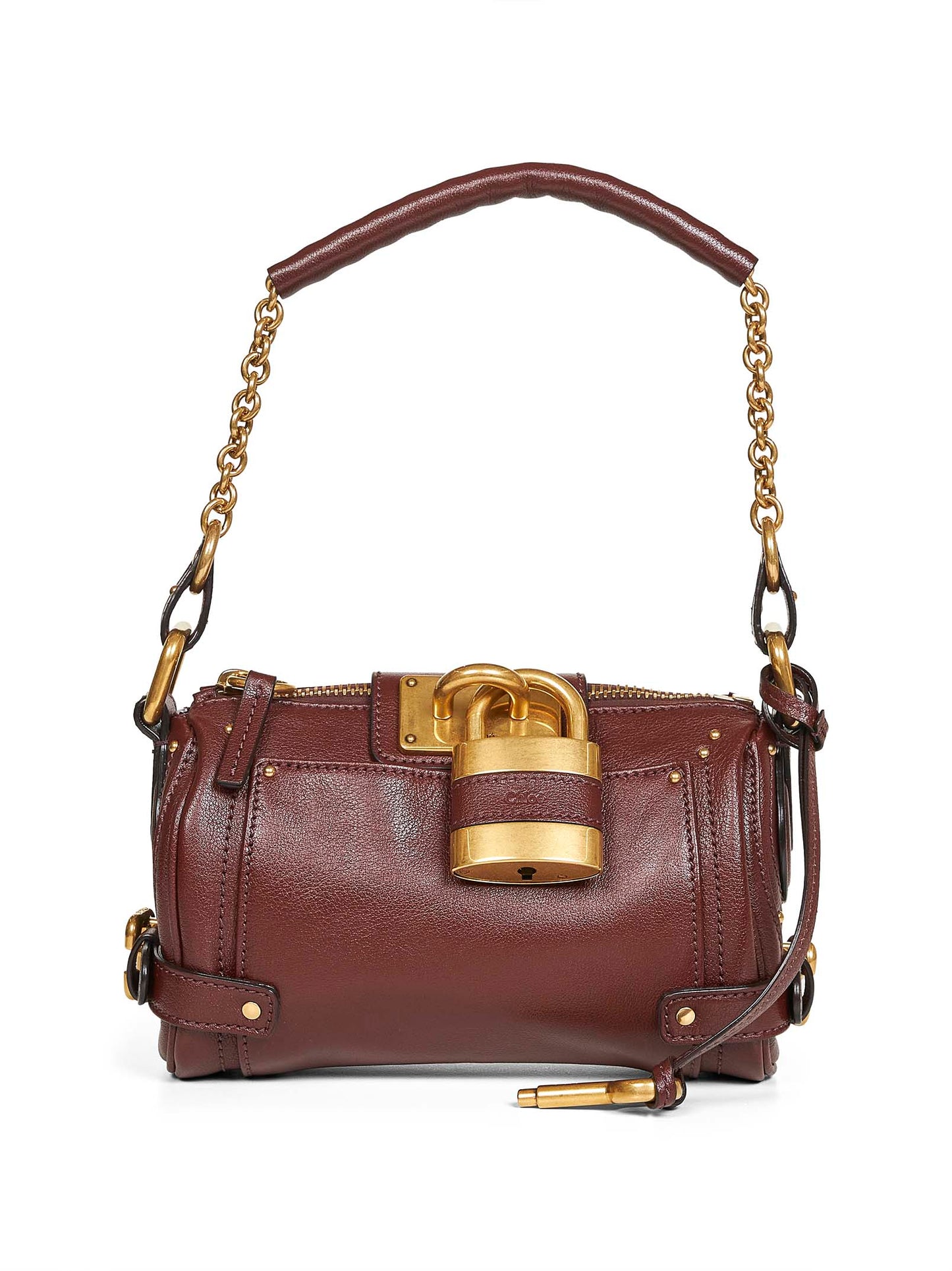 Borsa con catena Paddington piccola marrone