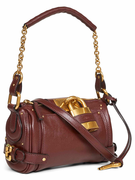 Borsa con catena Paddington piccola marrone