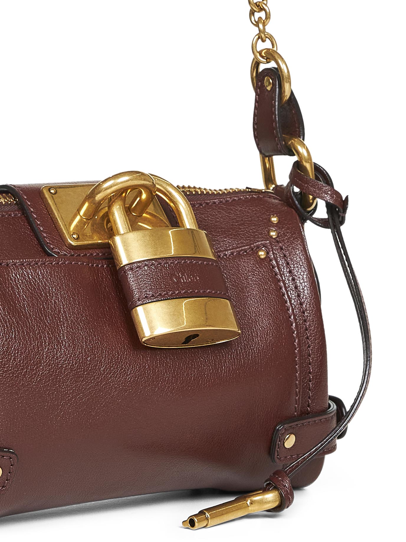 Borsa con catena Paddington piccola marrone