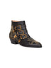 Black nappa leather Susanna ankle boots